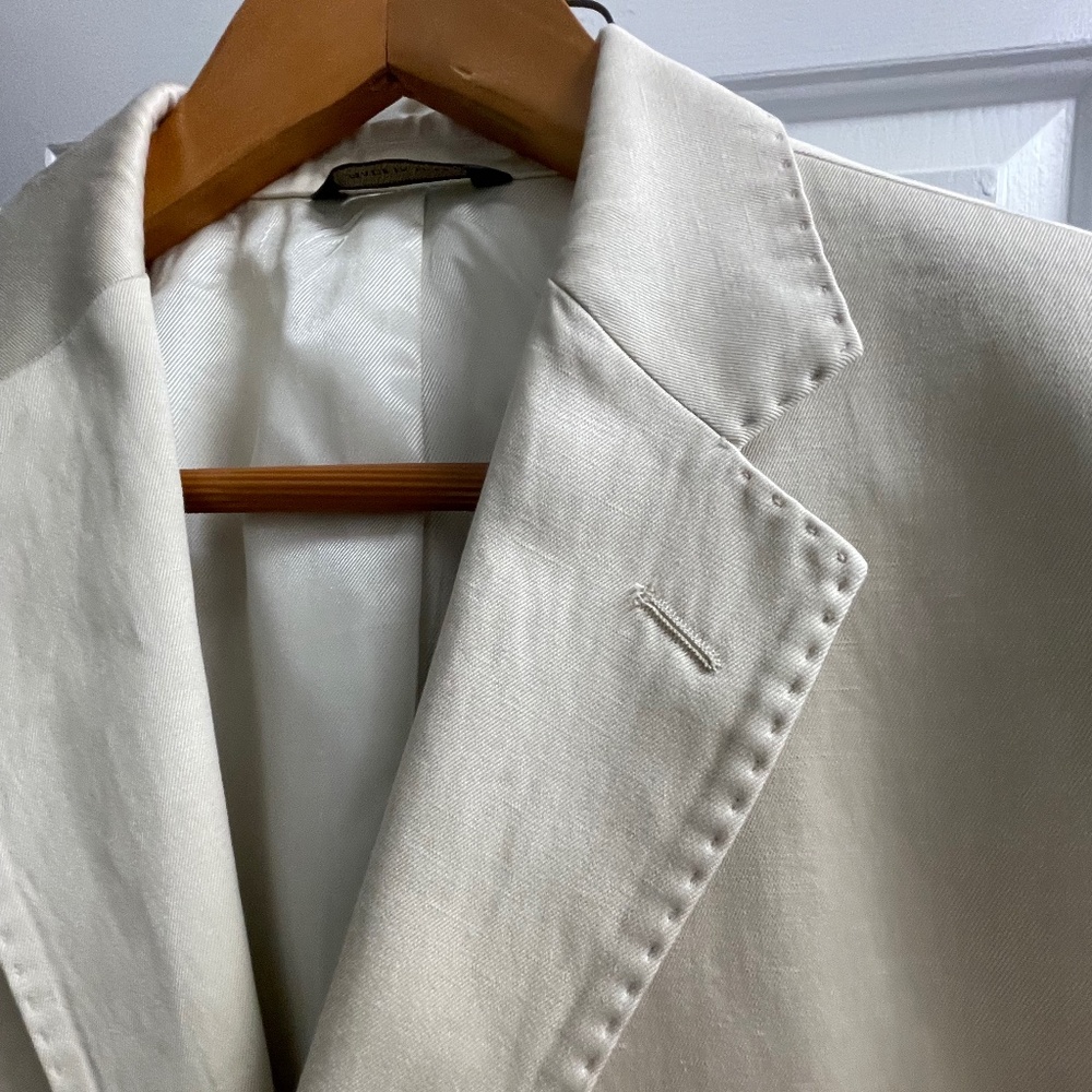 Banana Republic linen cotton blend men’s blazer 42R